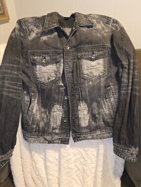Guess Black Denim Dillon Jacket